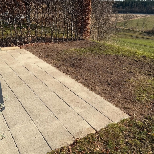 forberedelse til træterrasse