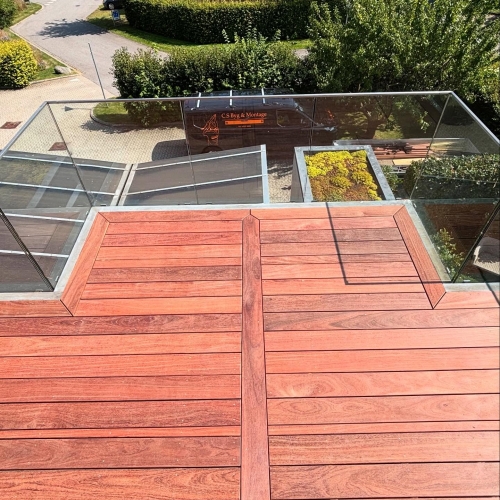 tagterrasse i træ