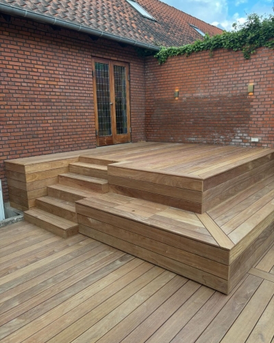 Ny træterrasse