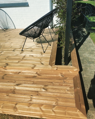 Ny træterrasse