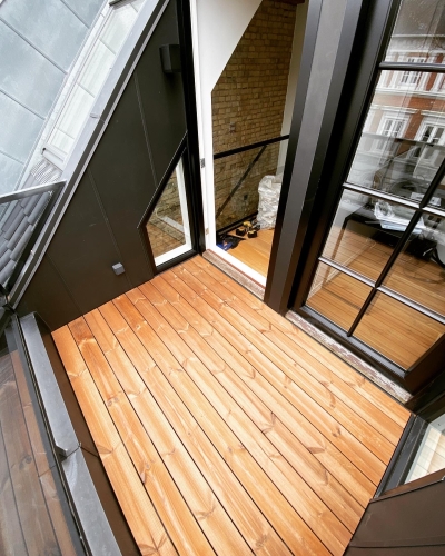 Altan med ny Træterrasse