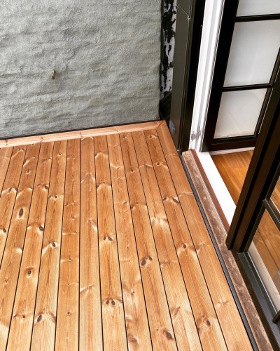 Træterrasse ny altan