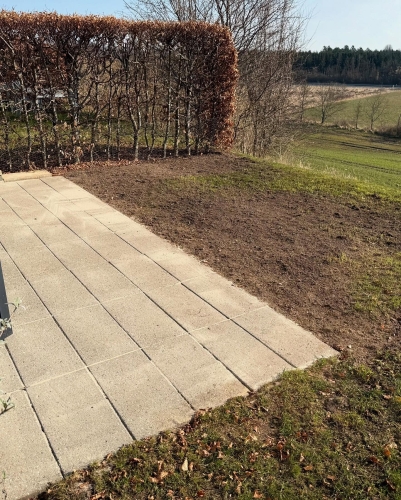 forberedelse til træterrasse