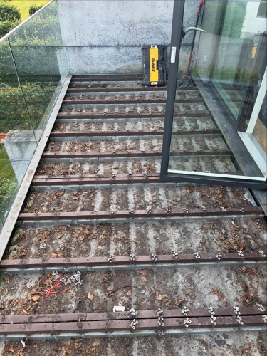 Renovering af tagterrasse