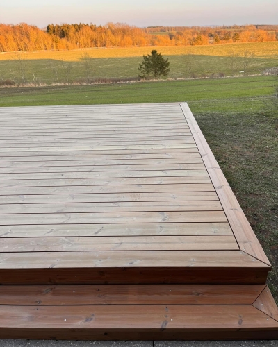 terrasse med udsigt