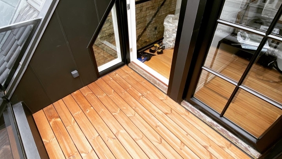 Altan med ny Træterrasse
